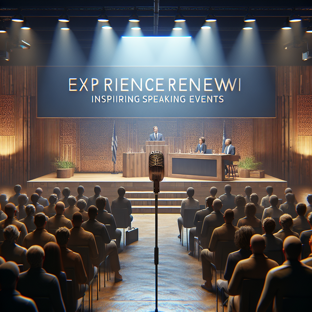 Experience Renewal: Charlene's Inspiring Speaking Events