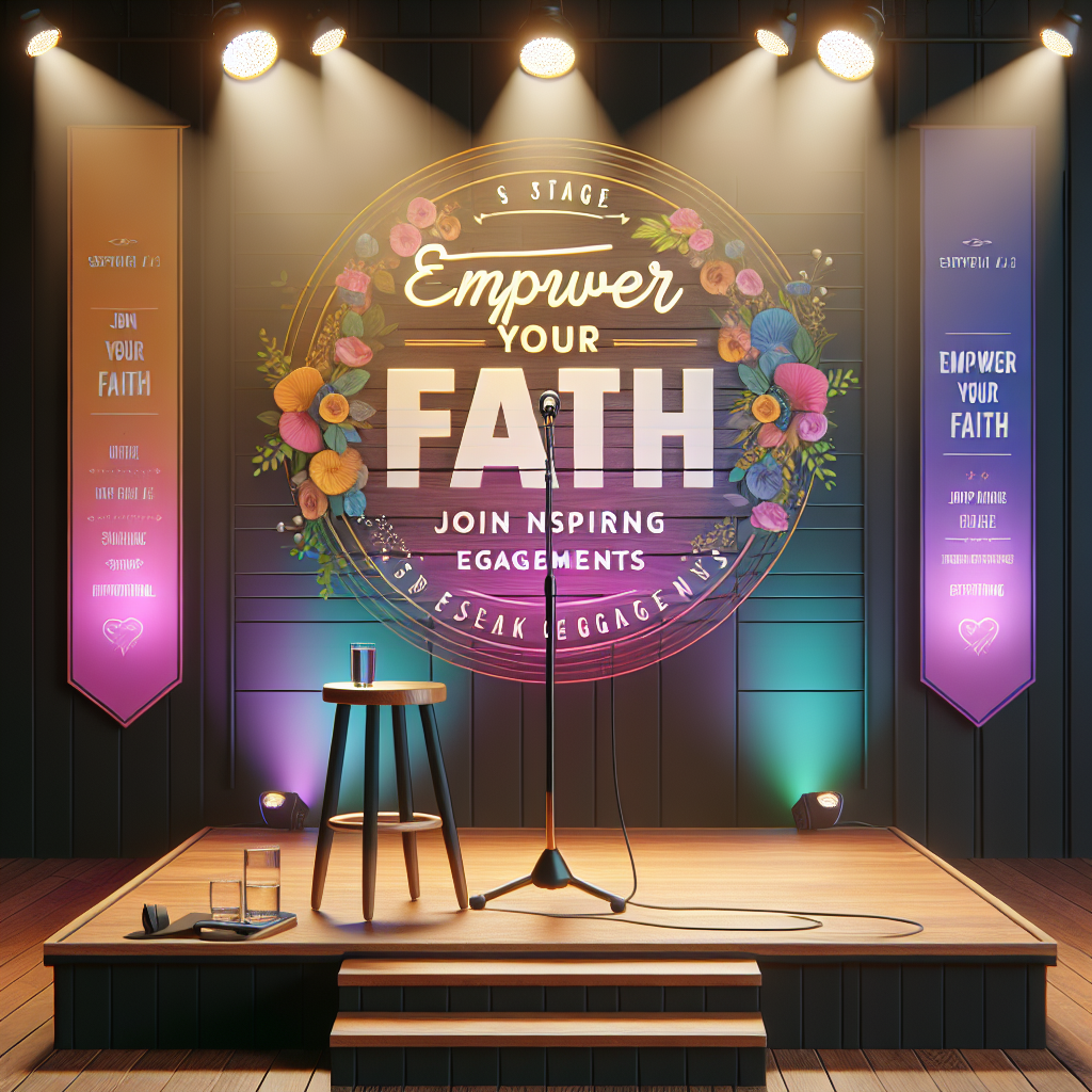 Empower Your Faith: Join Charlene's Inspiring Speaking Engagements